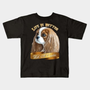 Cavalier King Charles Spaniel Kids T-Shirt